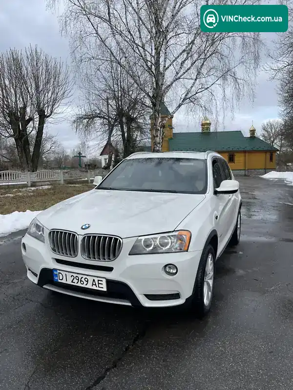 BMW X3 2012, фото з оголошення 1 з 12, VIN 5UXWX5C50CL728042