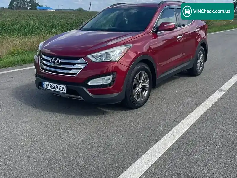 Hyundai Santa FE 2013, фото з оголошення 1 з 9, VIN 5XYZUDLBXDG116936