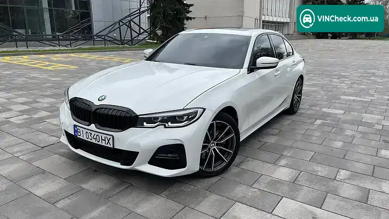 BMW 3 Series 2021, фото з оголошення 2 з 20, VIN 3MW5R7J05M8B98277