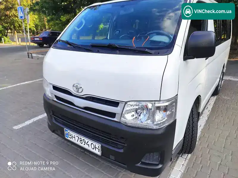 Toyota Hiace 2012, фото з оголошення 1 з 20, VIN JTGJS02P5C0029493