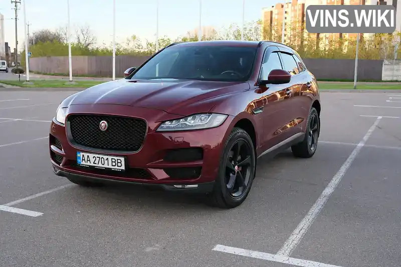 Jaguar F-Pace 2016, фото з оголошення 1 з 21, VIN SADCA2BN6HA078422