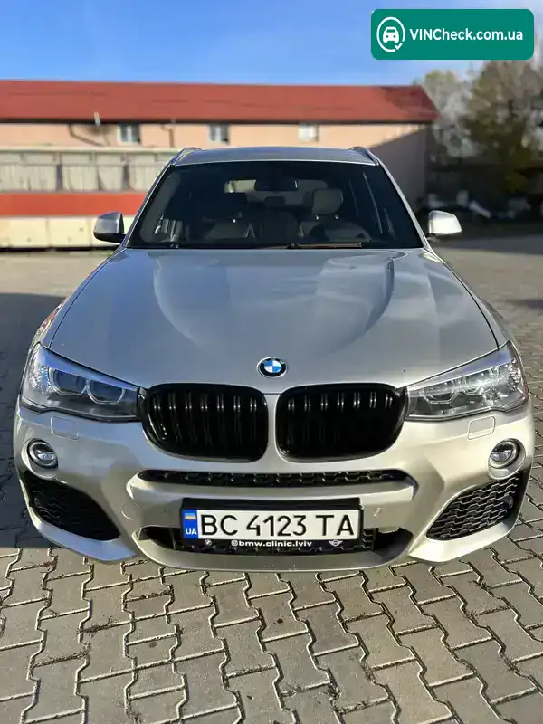 BMW X3 2016, фото з оголошення 1 з 21, VIN 5UXWY3C56G0N88586