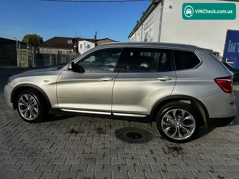 BMW X3 2016, фото з оголошення 2 з 21, VIN 5UXWY3C56G0N88586