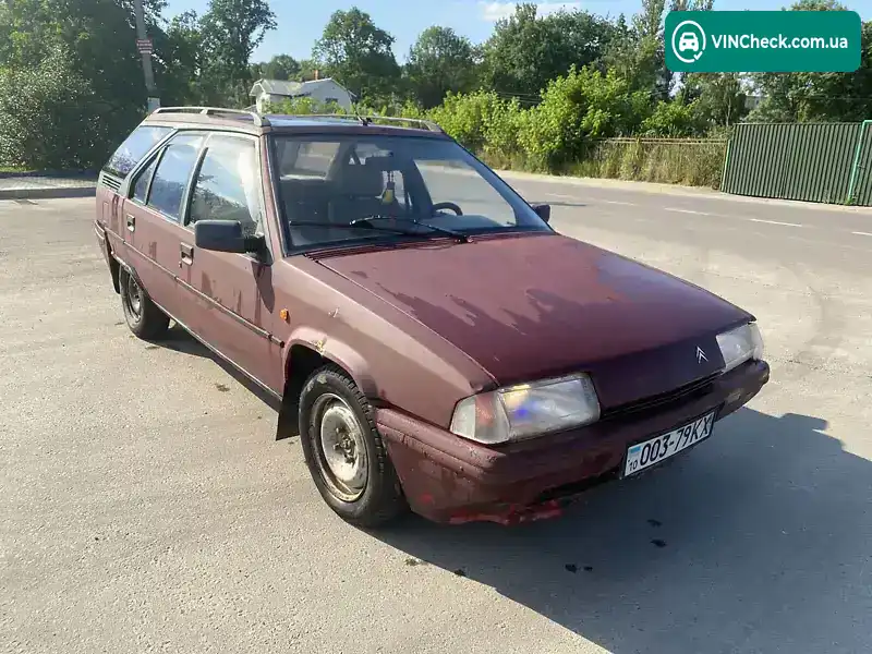 Citroen BX 1989, фото з оголошення 1 з 4, VIN VF7XBXE0006XF5199