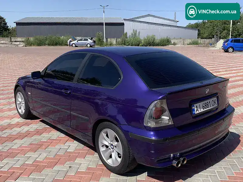 BMW 3 Series 2001, фото з оголошення 2 з 14, VIN WBAAT510X0FW05273