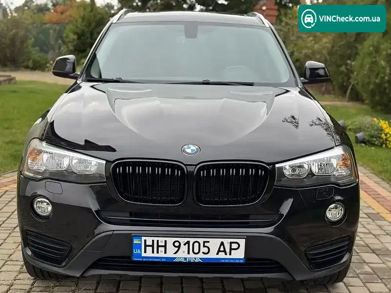 BMW X3 2017, фото з оголошення 1 з 20, VIN 5UXWZ7C35H0V90012