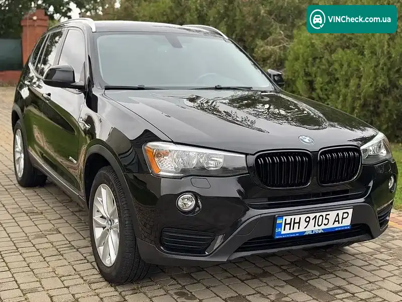 BMW X3 2017, фото з оголошення 2 з 20, VIN 5UXWZ7C35H0V90012