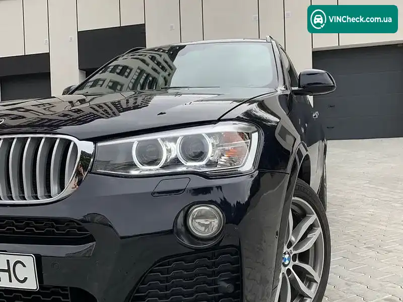BMW X3 2017, фото з оголошення 1 з 20, VIN 5UXWX9C38H0W79476