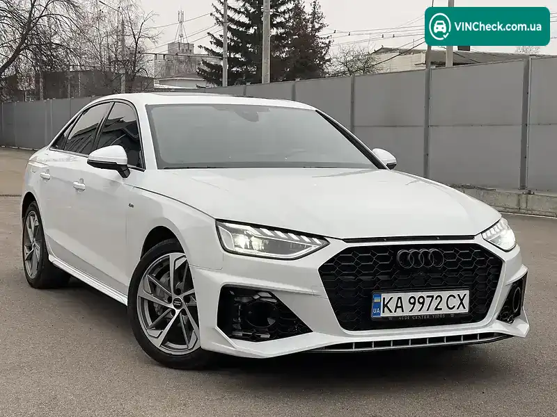 Audi A4 2020, фото з оголошення 2 з 20, VIN WAUEABF48MA019031