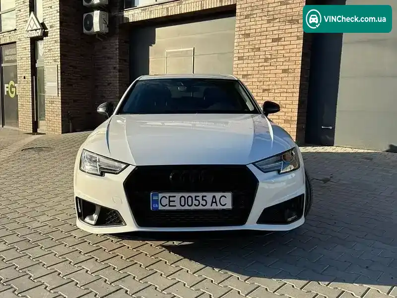 Audi A4 2019, фото з оголошення 2 з 20, VIN WAUDNAF46KA053699