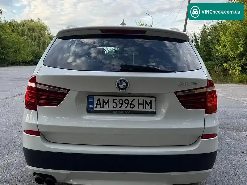 BMW X3 2012, фото з оголошення 1 з 12, VIN 5UXWX9C51D0A32951