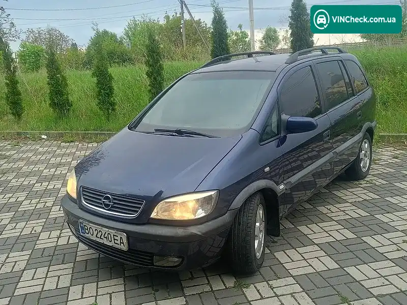 Opel Zafira 1999, фото з оголошення 1 з 17, VIN W0L0TGF75X2310618