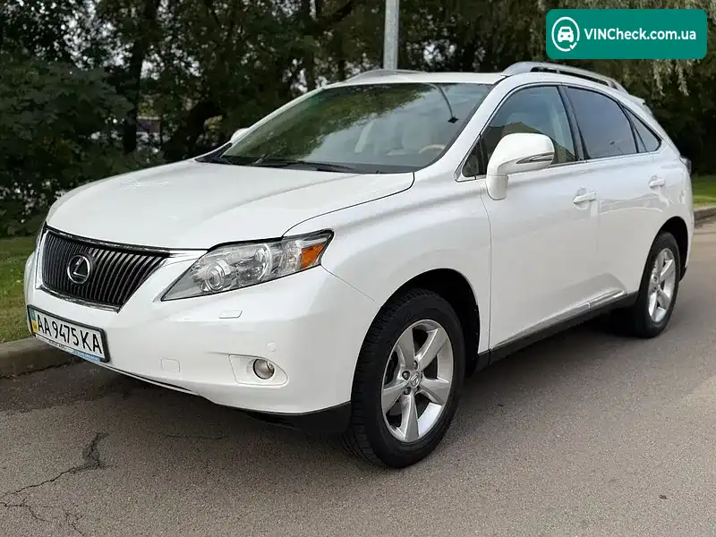 Lexus RX 2010, фото з оголошення 1 з 20, VIN 2T2BK1BA0AC075220
