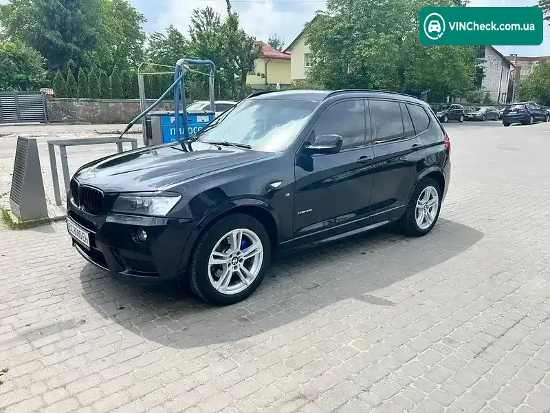 BMW X3 2012, фото з оголошення 2 з 16, VIN WBAWX71010L996739