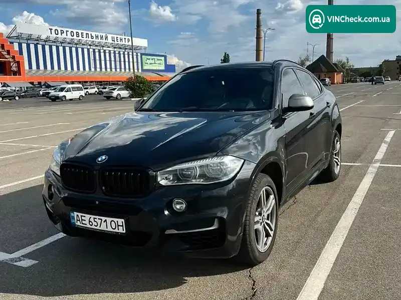 BMW X6 2017, фото з оголошення 1 з 12, VIN WBAKV610900W35968
