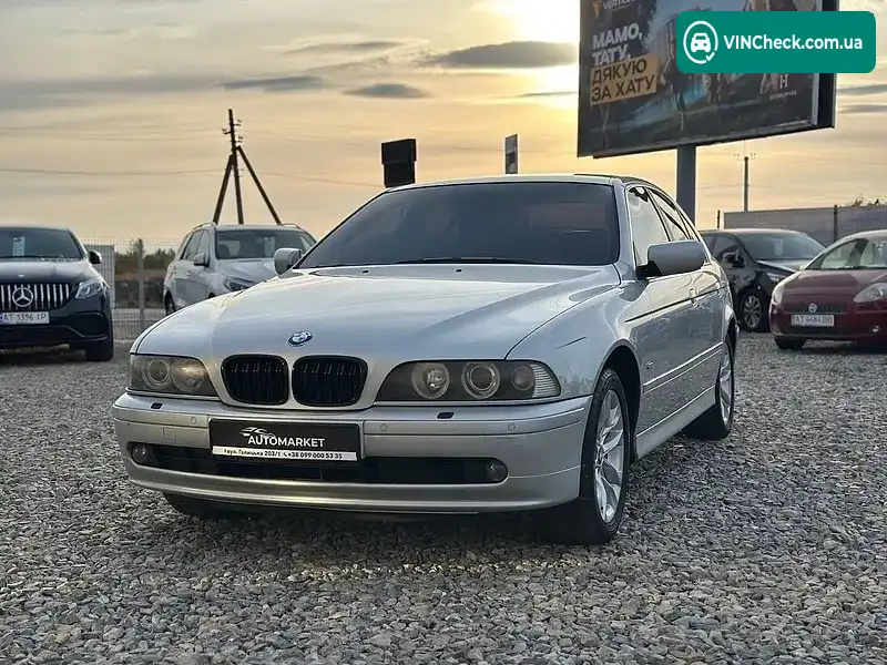 BMW 5 Series 2002, фото з оголошення 1 з 13, VIN WBADT11050GY55570