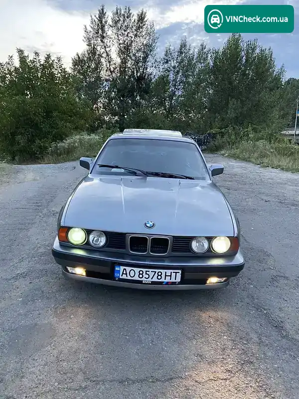 BMW 5 Series 1990, фото з оголошення 1 з 21, VIN WBAHC11020BC66610