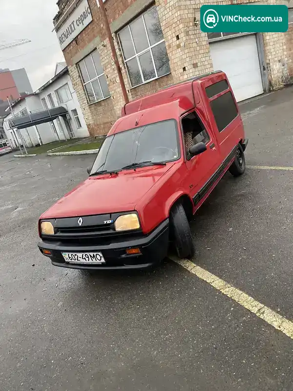 Renault Rapid 1992, фото з оголошення 1 з 20, VIN VF1F4CN0407120521