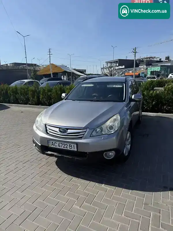 Subaru Outback 2010, фото з оголошення 1 з 16, VIN JF1BR9L95BG054618