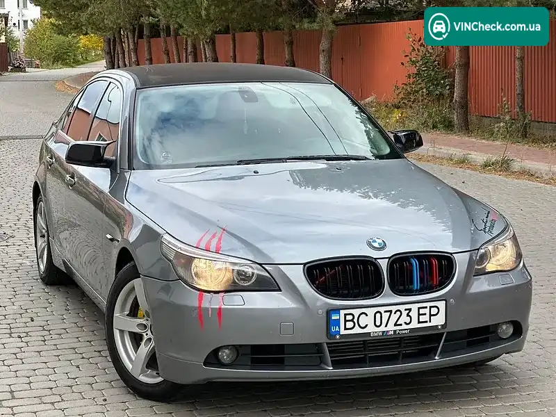 BMW 5 Series 2004, фото з оголошення 1 з 20, VIN WBANC71090B625440