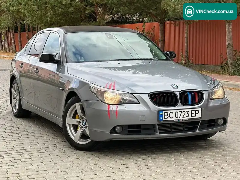 BMW 5 Series 2004, фото з оголошення 2 з 20, VIN WBANC71090B625440