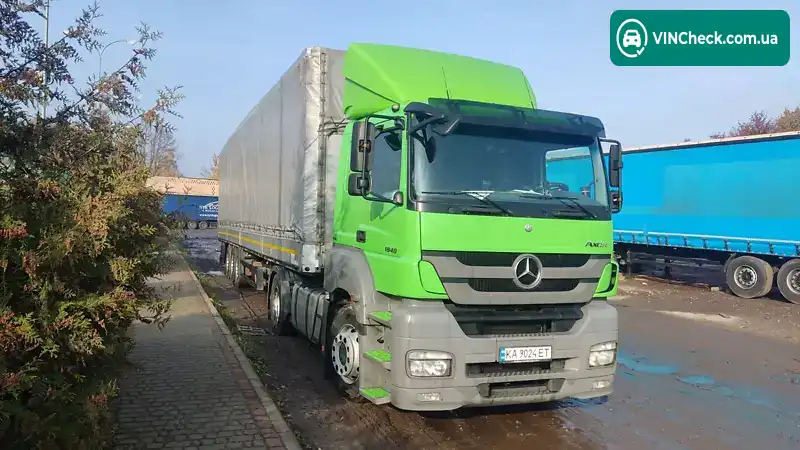 Mercedes-Benz Axor 2012, фото з оголошення 1 з 10, VIN WDB9440321L706491