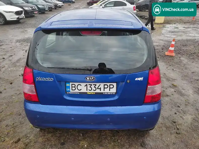 Kia Picanto 2006, фото з оголошення 2 з 7, VIN KNEBA24337T342509