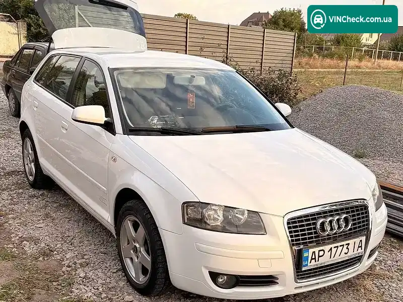 Audi A3 2008, фото з оголошення, VIN WAUZZZ8PX8A152406