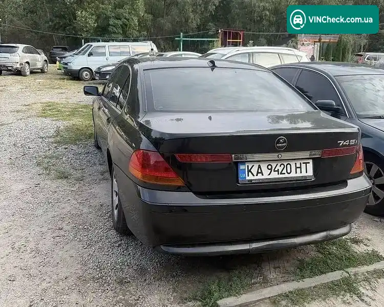 BMW 7 Series 2001, фото з оголошення 1 з 15, VIN WBAGL61060DM50961