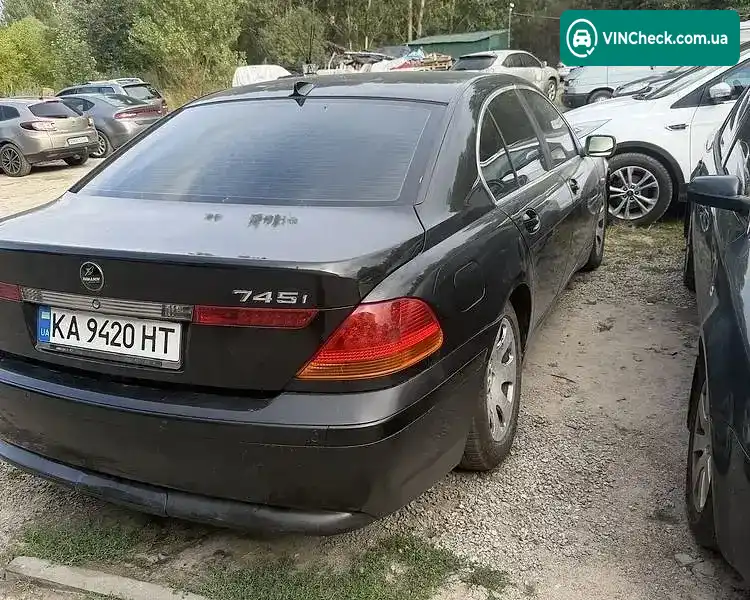 BMW 7 Series 2001, фото з оголошення 2 з 15, VIN WBAGL61060DM50961