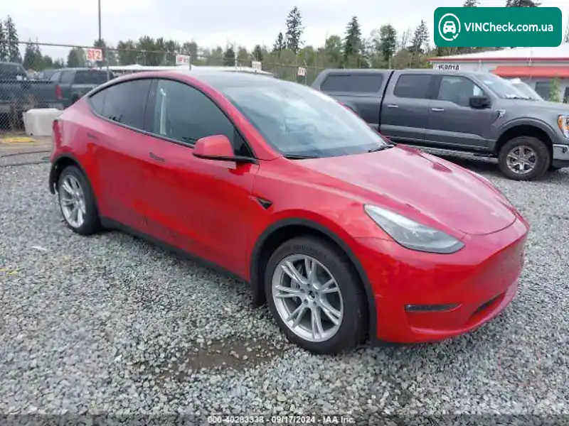 Tesla Model Y 2023, фото з оголошення 2 з 12, VIN 7SAYGAEE7PF902071