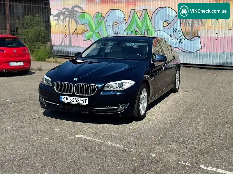 BMW 5 Series 2012, фото з оголошення 1 з 11, VIN WBAXH5C58DD109314