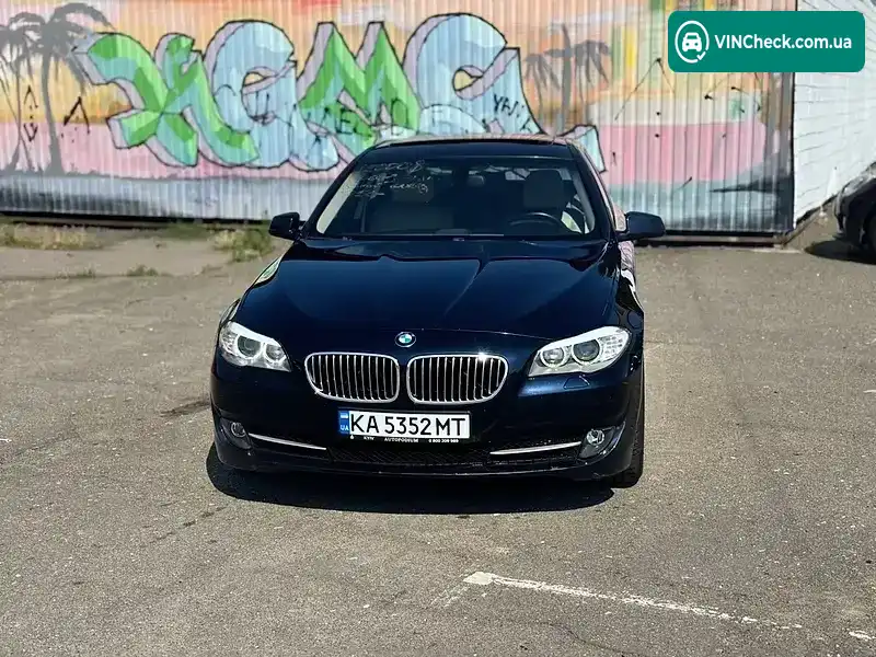 BMW 5 Series 2012, фото з оголошення 2 з 11, VIN WBAXH5C58DD109314