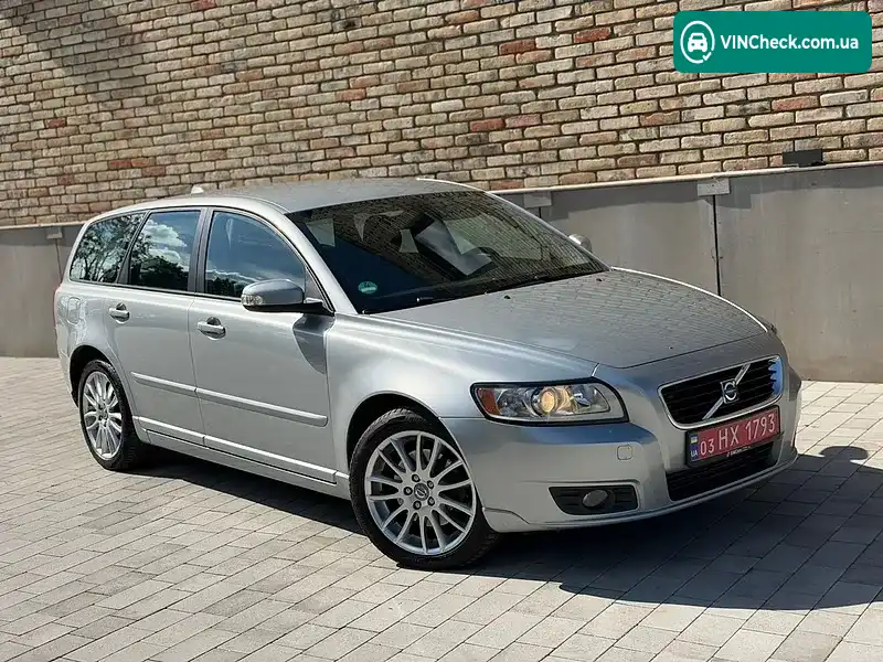 Volvo V50 2009, фото з оголошення 1 з 20, VIN YV1MW755192449393