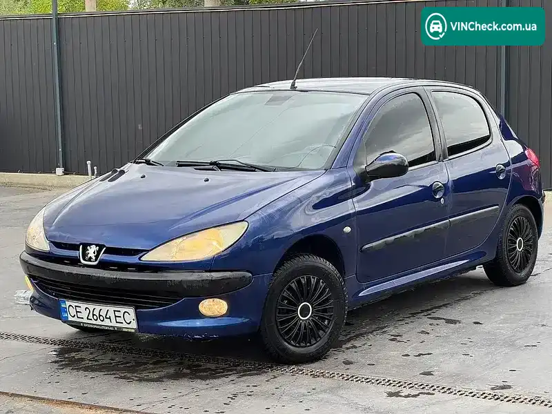 Peugeot 206 2002, фото з оголошення 1 з 14, VIN VF32AKFWA42784777