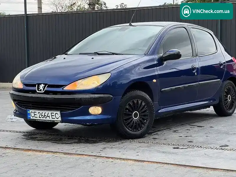 Peugeot 206 2002, фото з оголошення 2 з 14, VIN VF32AKFWA42784777