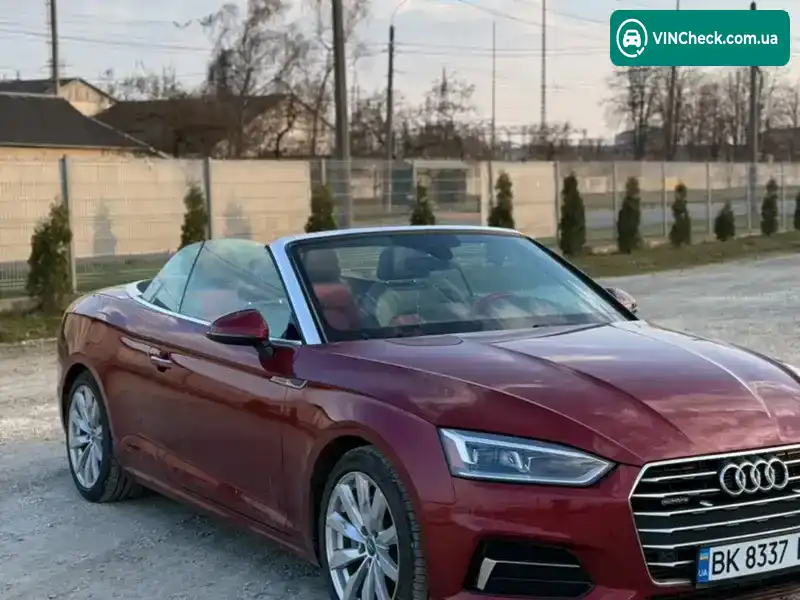 Audi A5 2017, фото з оголошення 1 з 21, VIN WAUYNGF50JN002266