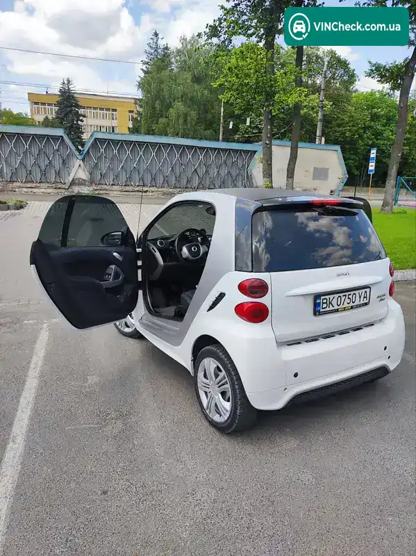 Smart Fortwo 2012, фото з оголошення 2 з 20, VIN WME4513901K657805
