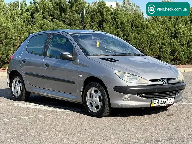 Peugeot 206 2002, фото з оголошення 1 з 20, VIN VF32AKFWR42365414
