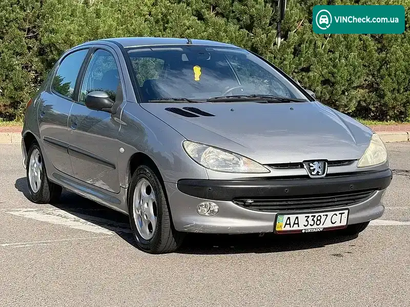 Peugeot 206 2002, фото з оголошення 2 з 20, VIN VF32AKFWR42365414
