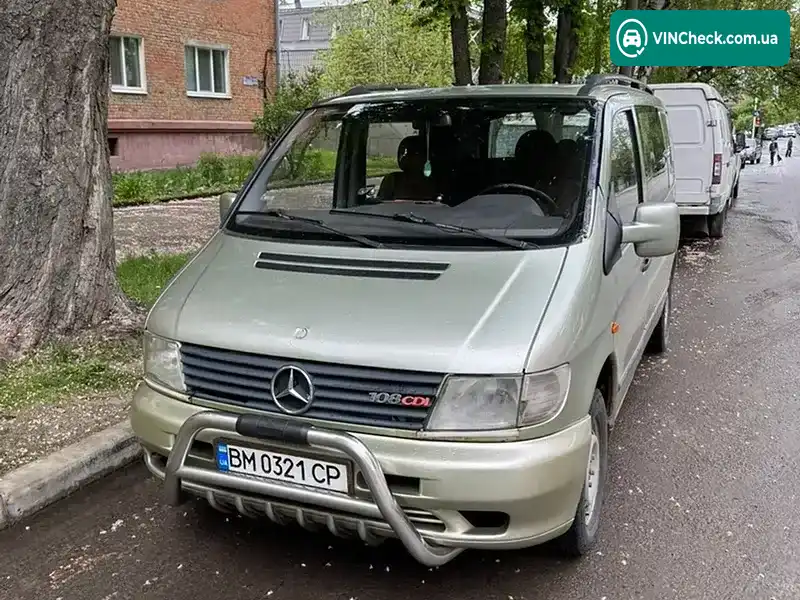 Mercedes-Benz Vito 2000, фото з оголошення 1 з 17, VIN VSA63809413274025