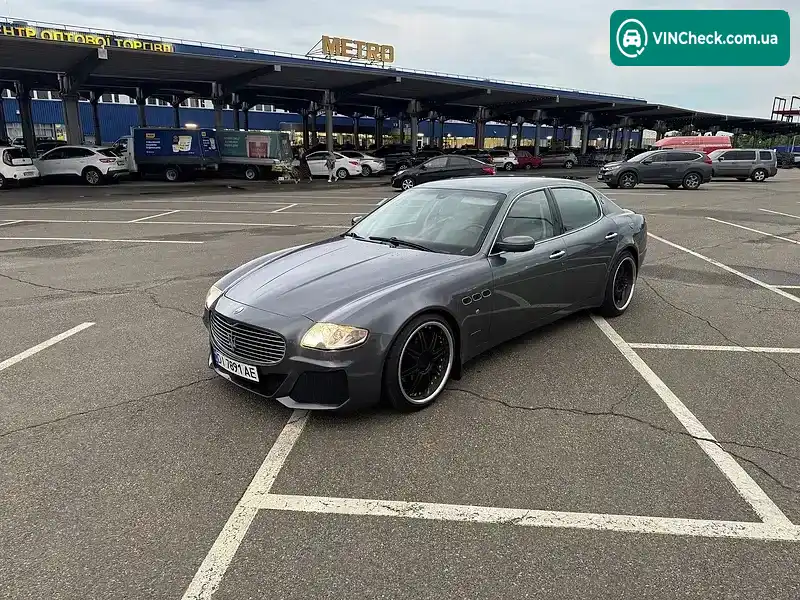 Maserati Quattroporte 2005, фото з оголошення 2 з 12, VIN ZAMCD39B000018736