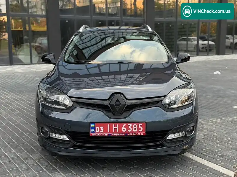 Renault Megane 2016, фото з оголошення 2 з 20, VIN VF1KZ990H55162888