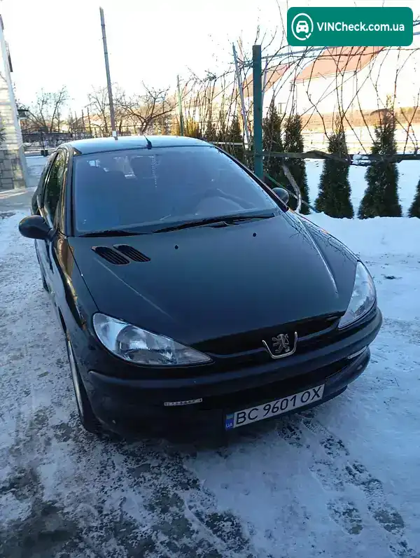 Peugeot 206 2001, фото з оголошення 1 з 15, VIN VF32CKFWF41553015