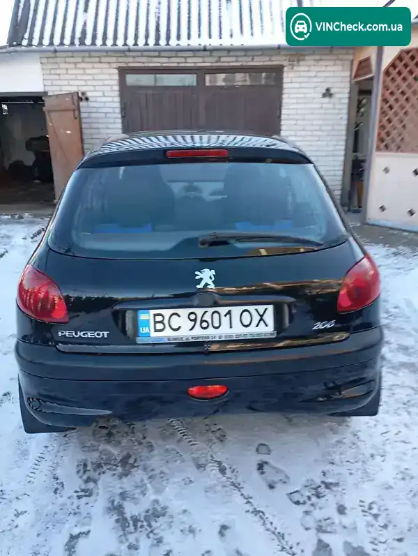 Peugeot 206 2001, фото з оголошення 2 з 15, VIN VF32CKFWF41553015