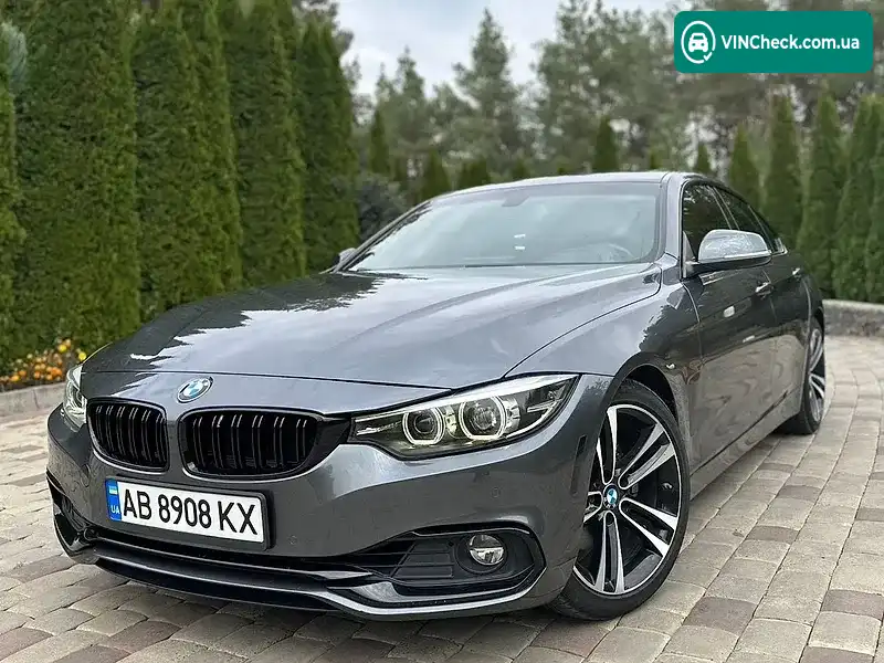 BMW 4 Series 2018, фото з оголошення 1 з 20, VIN WBA4J1C53KBM12624