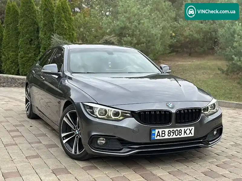 BMW 4 Series 2018, фото з оголошення 2 з 20, VIN WBA4J1C53KBM12624
