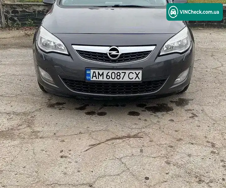 Opel Astra 2011, фото з оголошення 1 з 10, VIN W0LPD8EGXB8037180