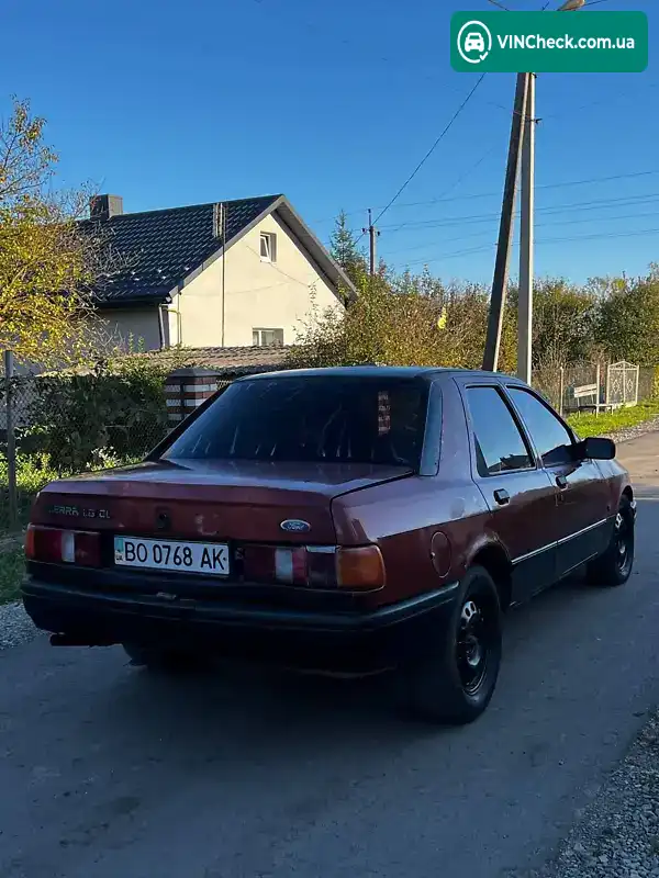 Ford Sierra 1988, фото з оголошення 2 з 20, VIN WF0FXXGBBFLR53913