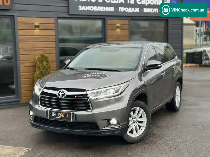 Toyota Highlander 2016, фото з оголошення 2 з 21, VIN 5TDZARFHXGS022858